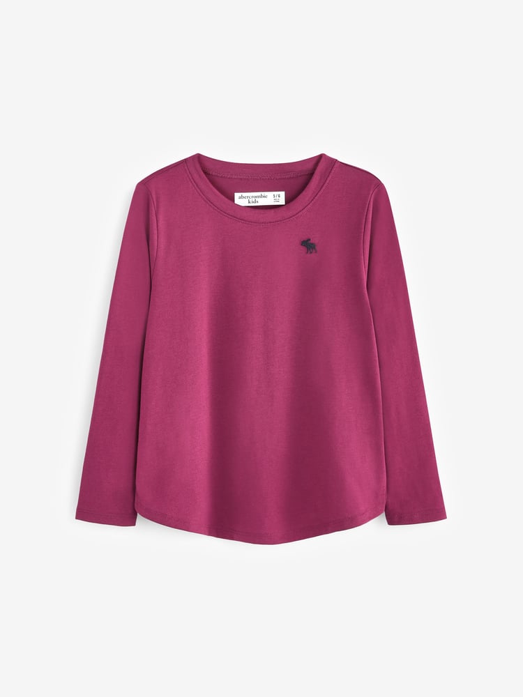 Abercrombie & Fitch Multi Three Pack Long Sleeve T-Shirts - Image 2 of 6 Abercrombie & Fitch Multi Three Pack Long Sleeve T-Shirts - Image 2 of 6