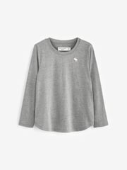 Abercrombie & Fitch Multi Three Pack Long Sleeve T-Shirts - Image 3 of 6