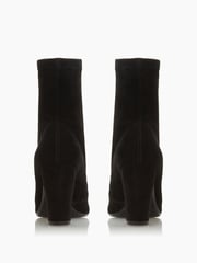 Dune London Black Optical Stretch Sock Ankle Boots - Image 5 of 6