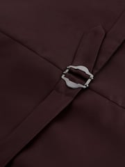 Charcoal Grey Check Suit Waistcoat - Image 3 of 4