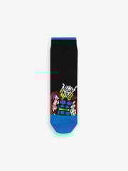 Black Marvel Avengers 5 Pack Cotton Rich Socks - Image 2 of 6