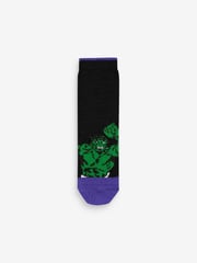 Black Marvel Avengers 5 Pack Cotton Rich Socks - Image 5 of 6
