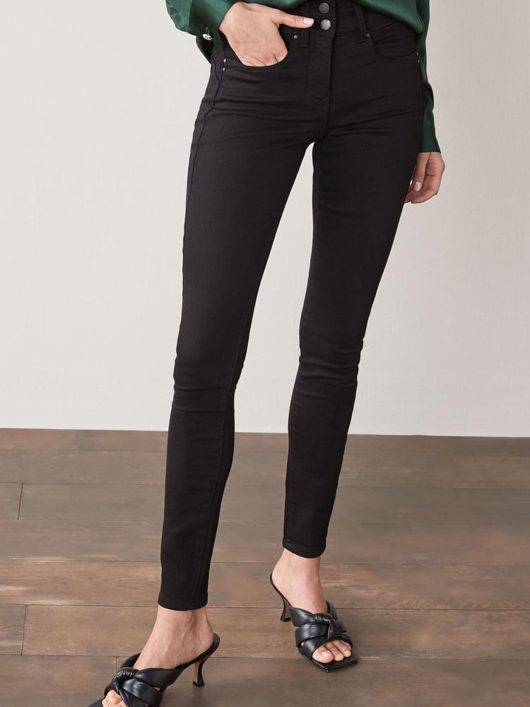 Black Next Lift, Slim And Shape Skinny Jeans - Image 1 of 4