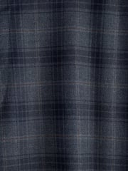Blue Tailored Fit Check Suit: Trousers - Image 6 of 8