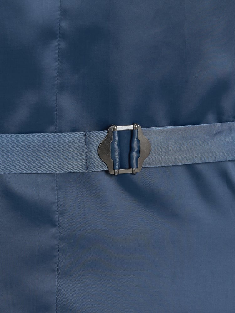 Grey Motion Flex Check Suit: Waistcoat - Image 4 of 4
