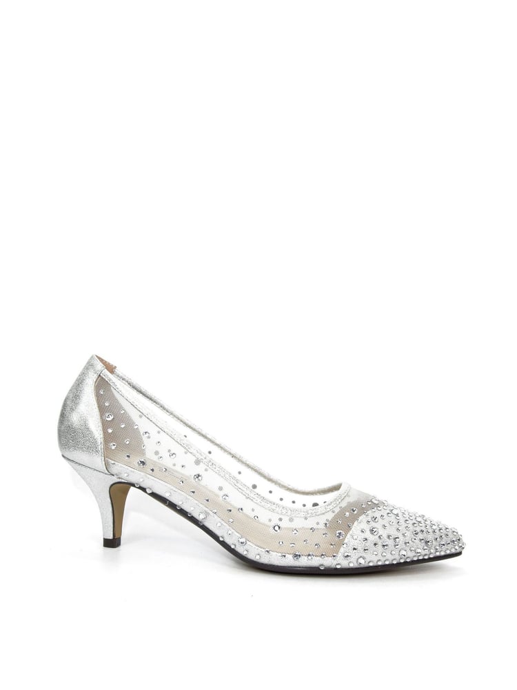 Lunar Alisha Gemstone Kitten Heel Shoes - Image 2 of 5