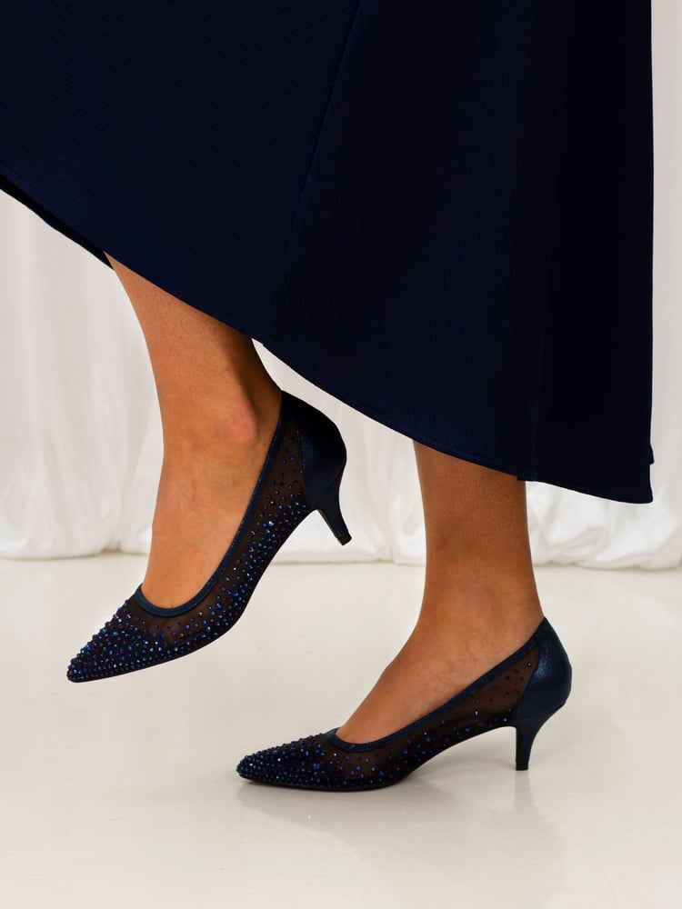 Lunar Alisha Gemstone Kitten Heel Shoes - Image 2 of 7