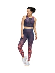 Marineblau/blau - adidas Crop Top mit Tigermuster - Bild 4 von 9