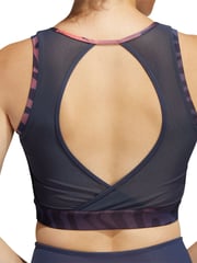 Marineblau/blau - adidas Crop Top mit Tigermuster - Bild 6 von 9