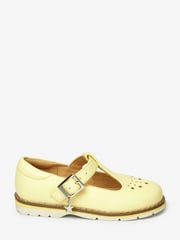 Lemon Yellow Standard Fit (F) Star Charm T-Bar Shoes - Image 1 of 6