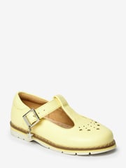 Lemon Yellow Standard Fit (F) Star Charm T-Bar Shoes - Image 2 of 6