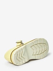 Lemon Yellow Standard Fit (F) Star Charm T-Bar Shoes - Image 4 of 6