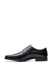 Clarks Black Chrome Standard Fit (G) Leather Howard Walk Derby Shoes - Image 3 of 7