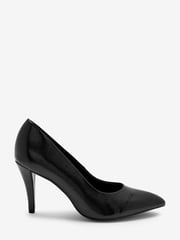 Black Regular/Wide Fit Forever Comfort® Mid Heel Court Shoes - Image 4 of 7