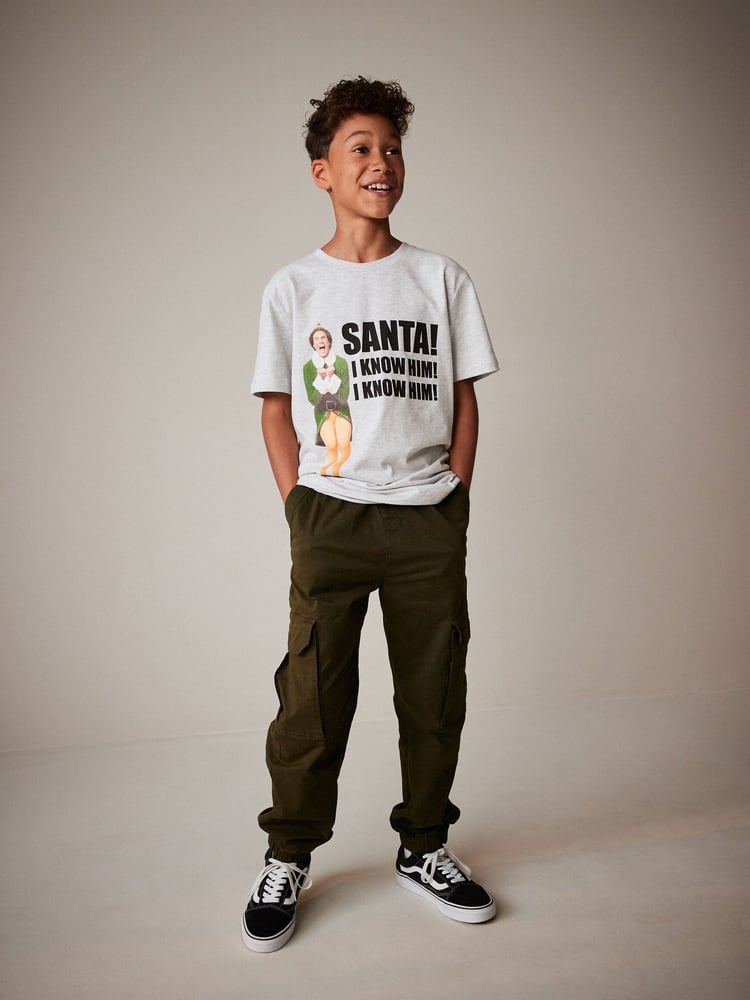 Grey Elf Short Sleeve Christmas T-Shirt (3-16yrs) - Image 2 of 6
