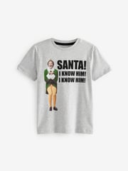 Grey Elf Short Sleeve Christmas T-Shirt (3-16yrs) - Image 4 of 6