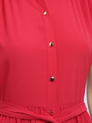 Sonder Studio Pink Midi Shirt Dress - Image 4 of 4