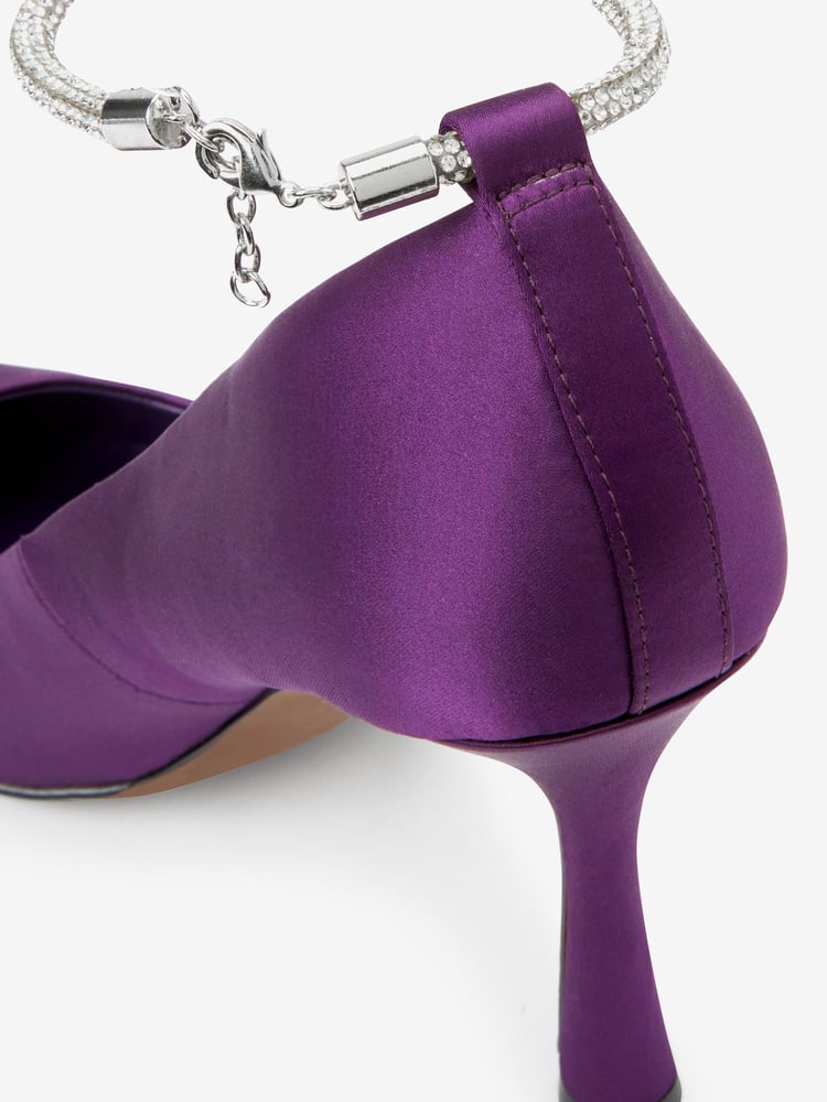 Purple Forever Comfort® Jewel Ankle Strap Court Shoes - Image 4 of 4