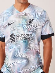 Nike White Blank Liverpool FC 22/23 Stadium Away Shirt - Image 4 of 12