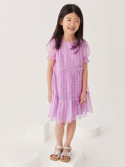 Purple Next Tiered Tulle Dress (3-16yrs) - Image 1 of 5