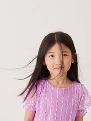 Purple Next Tiered Tulle Dress (3-16yrs) - Image 2 of 5