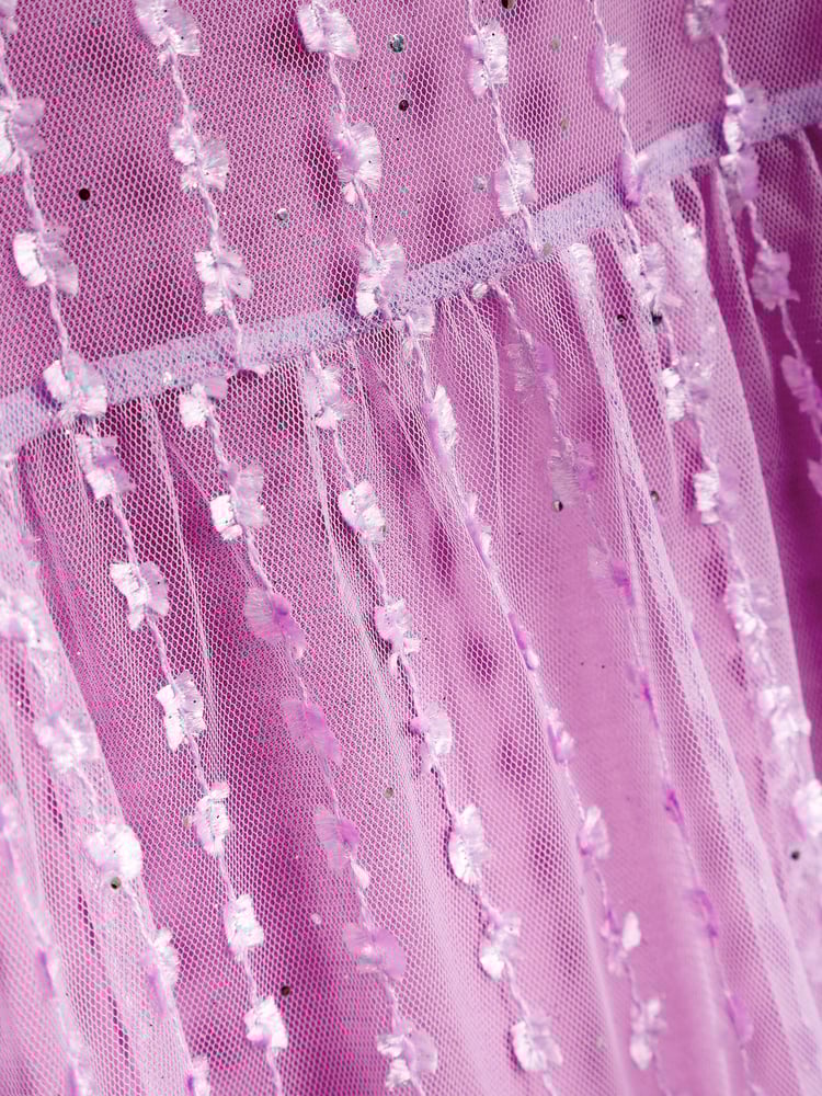 Purple Next Tiered Tulle Dress (3-16yrs) - Image 5 of 5