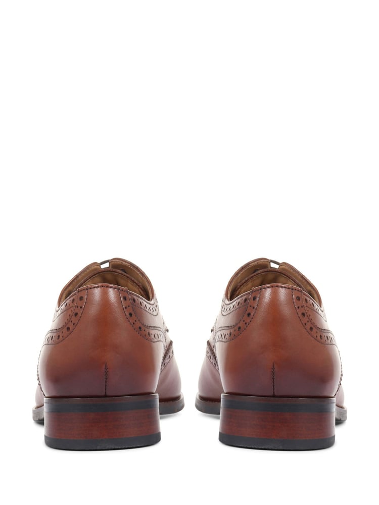 Jones Bootmaker Mens Manning Wide Fit Brogues Shoes - Image 6 of 6