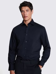 MOSS Black Tailored Stretch Shirt - Image 1 of 5