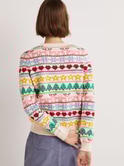 Boden Yellow Christmas Jumper - Image 2 of 6