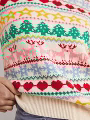 Boden Yellow Christmas Jumper - Image 5 of 6