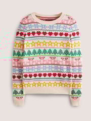 Boden Yellow Christmas Jumper - Image 6 of 6