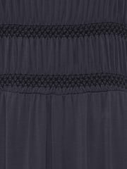 French Connection Rinia Washed Black Modal Jersey Dress - Image 4 of 5