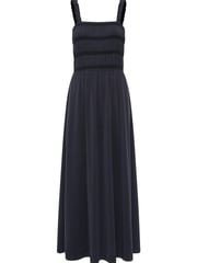 French Connection Rinia Washed Black Modal Jersey Dress - Image 5 of 5