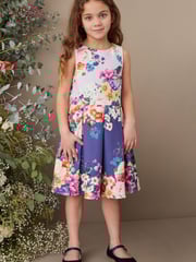 Navy Blue/Lilac Purple Floral (1.5-16yrs) - Image 1 of 6