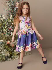 Navy Blue/Lilac Purple Floral (1.5-16yrs) - Image 2 of 6