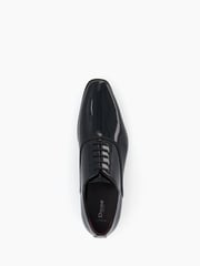 Dune London Black Wide Fit Swallow Patent Oxford Shoes - Image 5 of 6