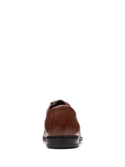 Clarks Brown Leather Howard Walk Shoes - Image 2 of 7