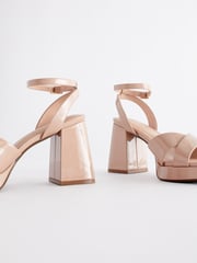Nude Forever Comfort® Flare Platform Sandals - Image 5 of 7