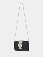 Forever New Black Signature Lucille Crystal Clutch - Image 5 of 5