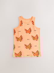 Bright Animal Print 100% Cotton Vests 5 Pack (1.5-8yrs) - Image 2 of 9