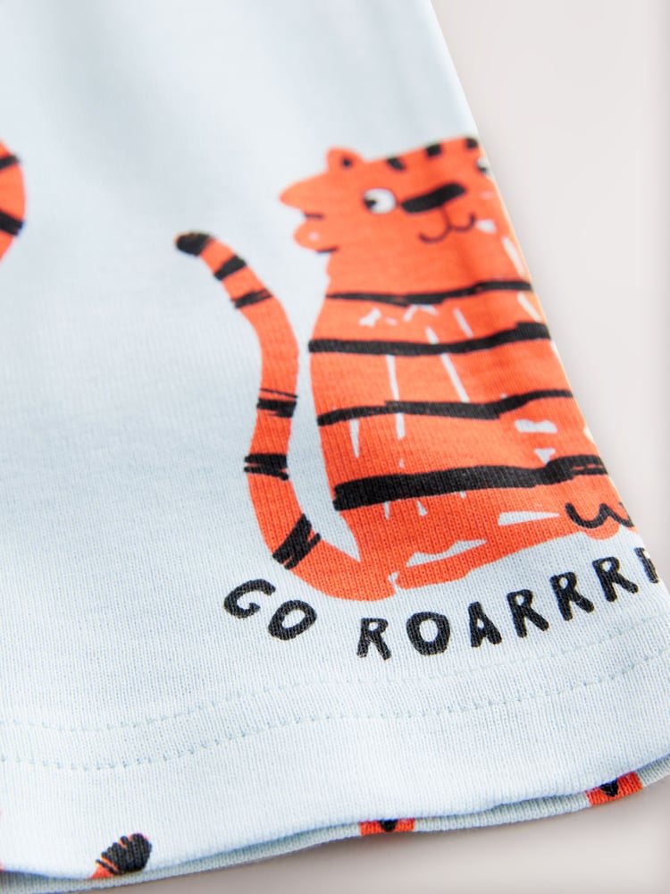 Bright Animal Print 100% Cotton Vests 5 Pack (1.5-8yrs) - Image 9 of 9