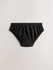 Black 100% Cotton Briefs 7 Pack (1.5-16yrs) - Image 3 of 5