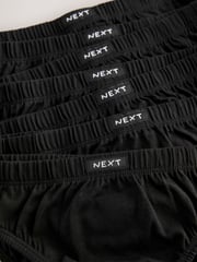 Black 100% Cotton Briefs 7 Pack (1.5-16yrs) - Image 5 of 5