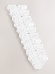 White 100% Cotton Briefs 10 Pack (1.5-16yrs) - Image 1 of 5
