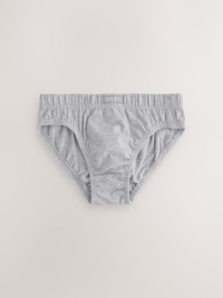 Blue/Grey 100% Cotton Briefs 10 Pack (1.5-16yrs) - Image 2 of 14