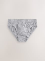 Blue/Grey 100% Cotton Briefs 10 Pack (1.5-16yrs) - Image 3 of 14