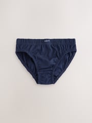 Blue/Grey 100% Cotton Briefs 10 Pack (1.5-16yrs) - Image 6 of 14