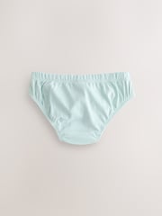 Green/Blue 100% Cotton Briefs 7 Pack (1.5-16yrs) - Image 9 of 11