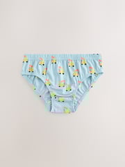 Bright Vehicles 100% Cotton Printed Briefs 5 Pack (1.5-10yrs) - Image 5 of 9