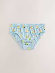 Bright Vehicles 100% Cotton Printed Briefs 5 Pack (1.5-10yrs) - Image 7 of 9